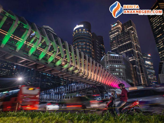 Solidaritas Korban Penembakan, DKI Beri Warna Bendera New Zealand di JPO GBK