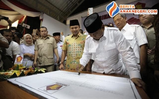 Prabowo Resmikan Kantor DPD Gerindra di Banten